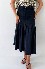 Aarti Tier Skirt - Black