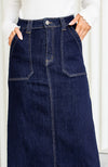 Mandie Denim Skirt - Dark Denim