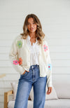 Sydney Cardigan - White Floral