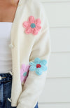 Sydney Cardigan - White Floral