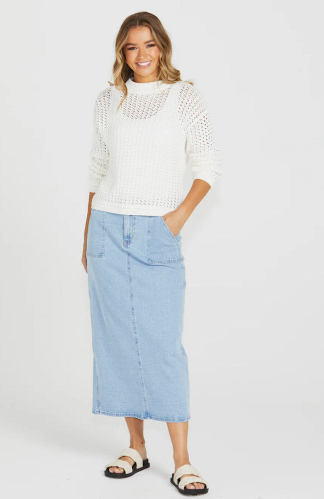 Isella Denim Skirt - Blue