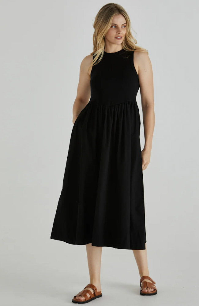 Pax Midi Dress - Black