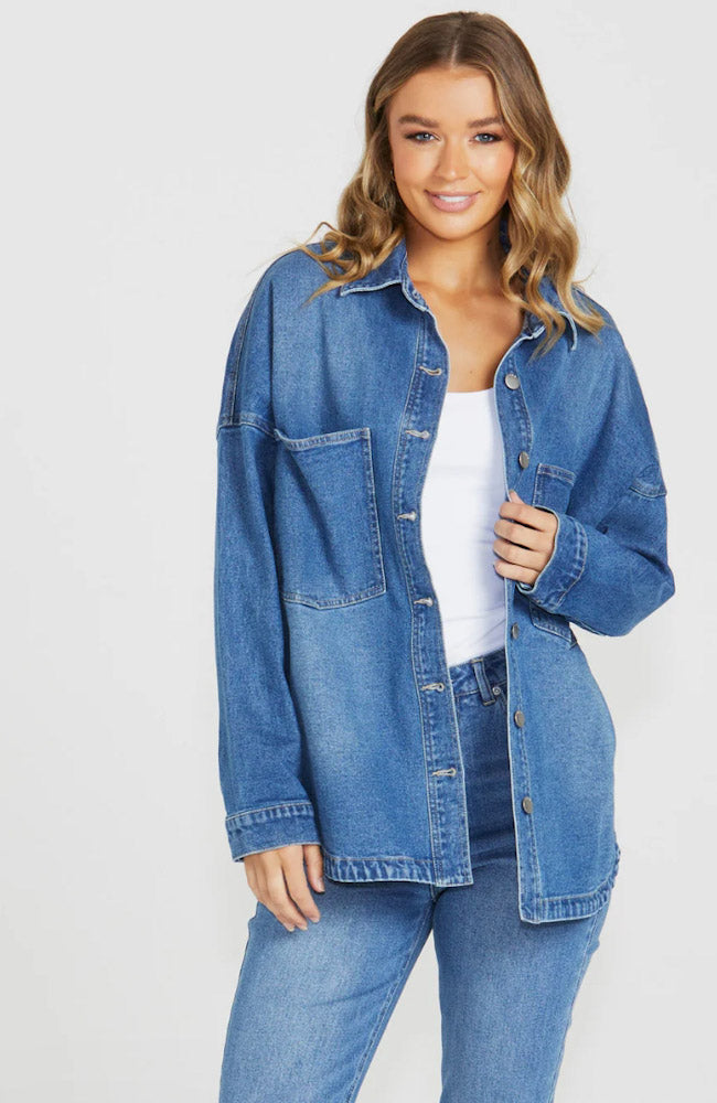 Jasmine Denim Jacket - Vintage Wash