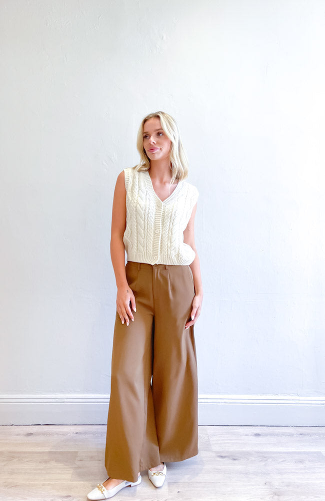 Gianna Pants - Brown
