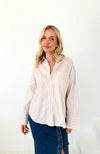 Alisha Shirt - Tan/White