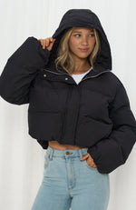 Scarlette Puffer - Black