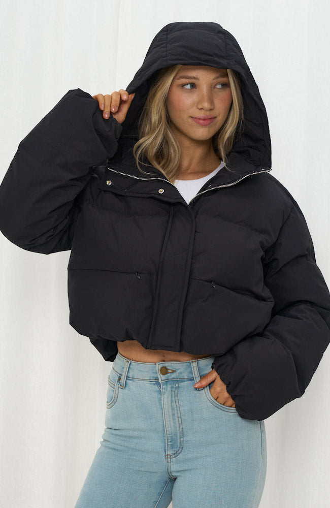 Scarlette Puffer - Black