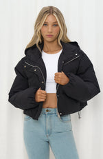 Scarlette Puffer - Black