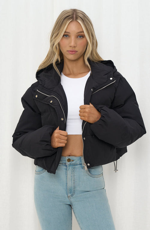 Scarlette Puffer - Black