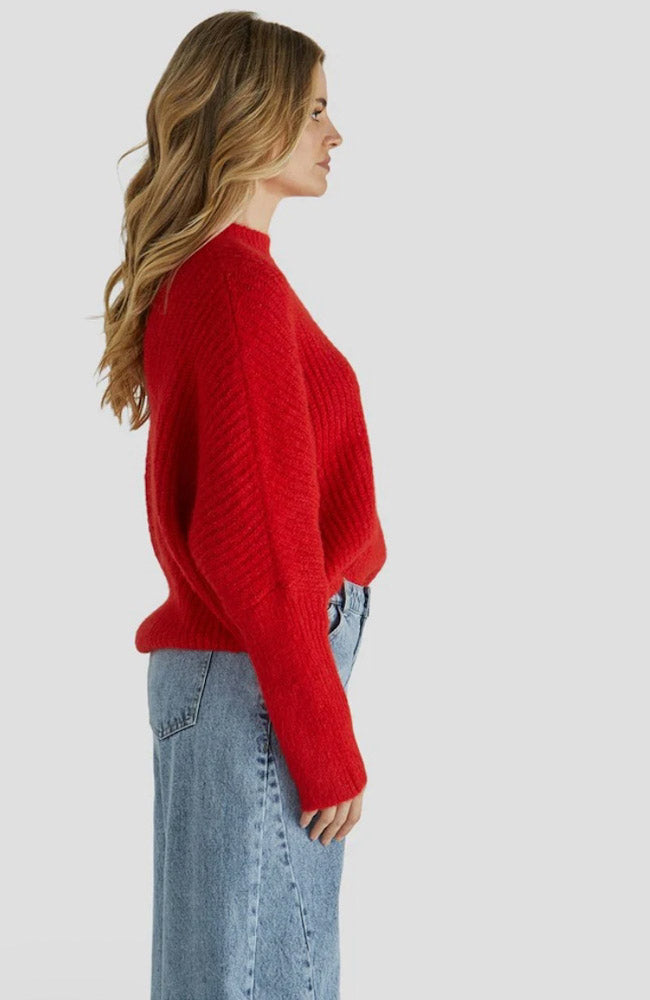 Romee Knit - Poppy Red