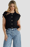 Zadie Vest - Black