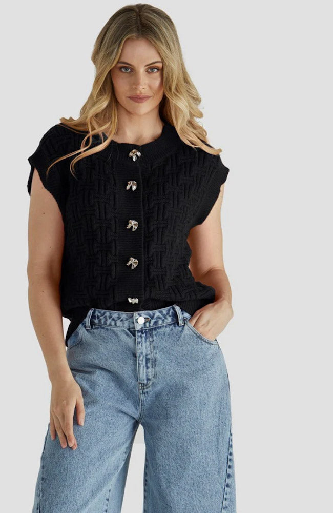 Zadie Vest - Black
