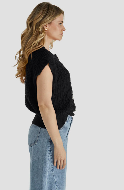 Zadie Vest - Black