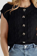 Zadie Vest - Black