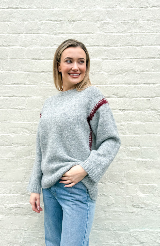 Arlo Chunky Knit - Grey