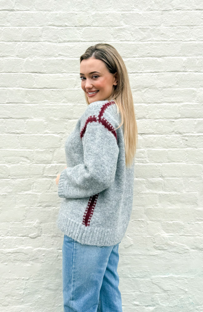 Arlo Chunky Knit - Grey