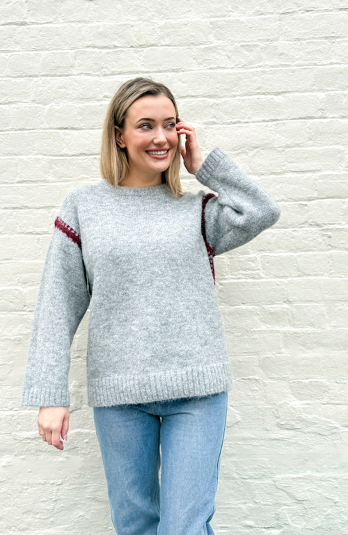 Arlo Chunky Knit - Grey