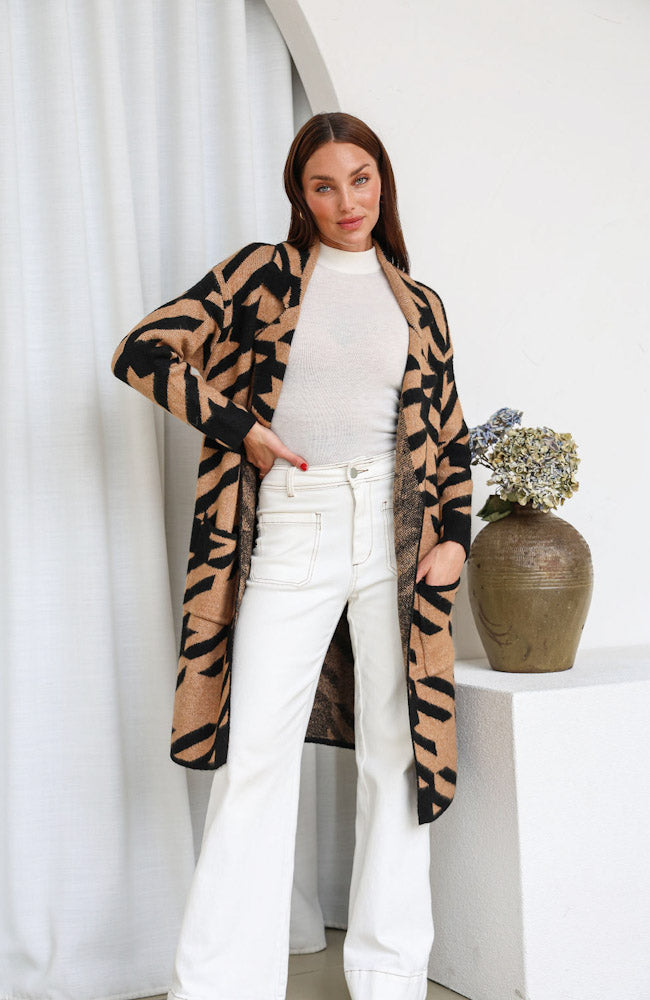 Jessie Cardigan - Leopard