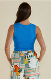 Francis Rib Tank - Blue