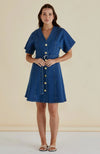 Fiori Denim Dress