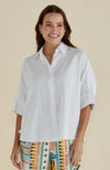 Lynwood Linen Shirt - White