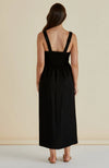 Tegan Midi Dress - Black